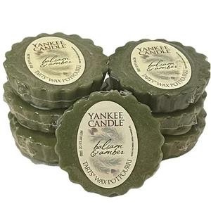 Yankee Candle BALSAM & AMBER Lot of 7 Wax Potpourri Tart Melts RETIRED SEALED - Picture 1 of 5