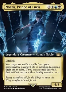 MTG Noctis, Prince of Lucis 500 Rare Extended Art Final Fantasy - Bild 1 von 1