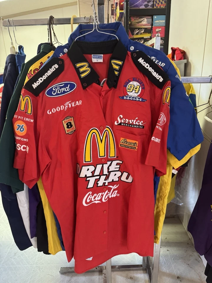 Bill Elliott McDonald's Pit Crew Uniform NASCAR Winston Cup Series Race Used - Image 1 of 1