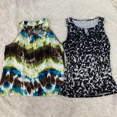 Apt 9 & Larry Levine Camisetas sin mangas multicolor XL Foto 1 de 4