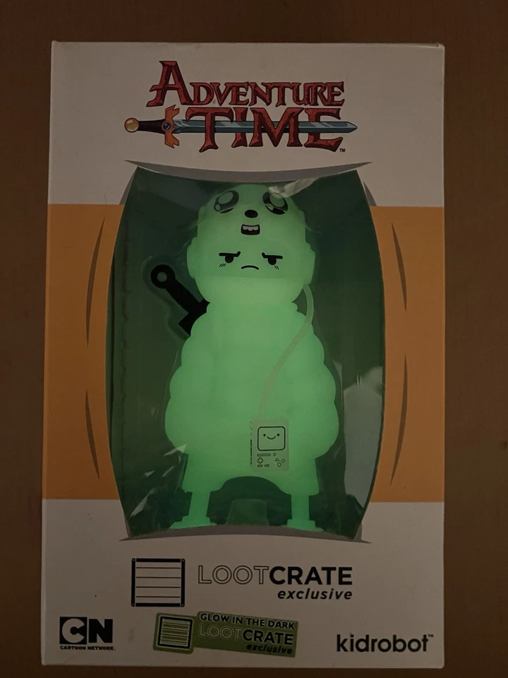 Adventure Time Glow in the dark Puff Jake n Lil Finn Figure Loot Crate Exclusive - Image 1 of 4