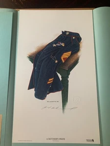 Ben Richmond A Mother's Pride of 750 Signed 14.5 X 24.5 Inch Lithograph Marines - Picture 1 of 10