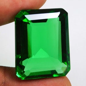 Natural 44 Carat Green Tsavorite Garnet Emerald Loose Gemstone_CERTIFIED - Picture 1 of 9