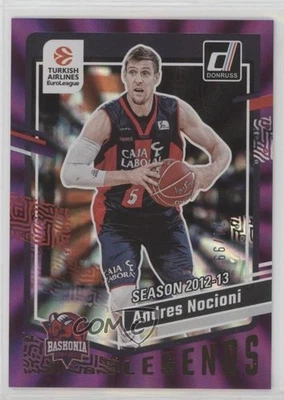 2023-24 Panini Donruss EuroLeague Legends Purple Laser /99 Andres Nocioni #179 - Image 1 of 2