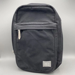 Yoshida  PORTER beat 727 Sling Shoulder Crossbody Bag Black  JAPAN rare canvas - Picture 1 of 15