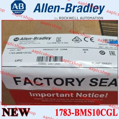 1PC New-AB 1783-BMS10CGL SER A ETHERNET SWITCH 1783BMS10CGL NEW IN BOX - Image 1 of 4