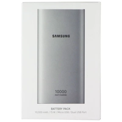 Batería Samsung 10.000 mAh 15W Micro USB Doble Puerto USB Carga Rápida Foto 1 de 2