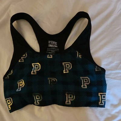 VICTORIAS SECRET Pink Ultimate Push-Up  Sports Bra Size Small - Image 1 of 4