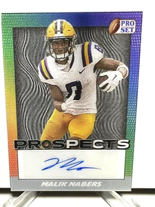 Malik Nabers 2024 Leaf 3D Lenticular Auto Rookie #PR-MN2 NY GIANTS MINT👌✨ - Picture 1 of 6
