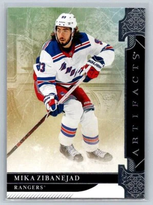 2019 Upper Deck Artifacts #23 Mika Zibanejad New York Rangers - Image 1 of 2