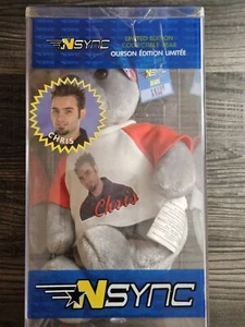 NSYNC Beanie Teddy Bear Stuffed Animal - Chris Kirkpatrick - Picture 1 of 13
