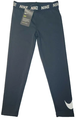 Nike Girls Youth DRI-FIT Sport Essentials Black Leggings Size 6 FREE SHIP! $30 - Image 1 of 4