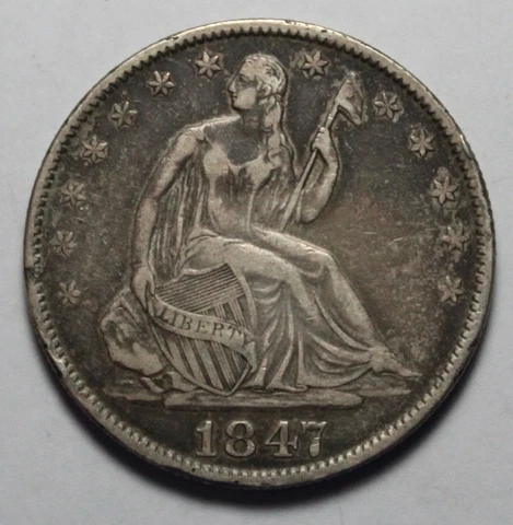 1847 O Seated Half Dollar UR155 Cover