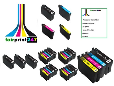 Patronen ersetzt Epson 34 34XL kompatibel kein original XXL-Füllmenge TOP - Bild 1 von 4