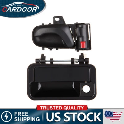 For SUZUKI SWIFT Geo Metro 89-94 1 Outside & 1 Inside Door Handles Front Driver - Image 1 of 4