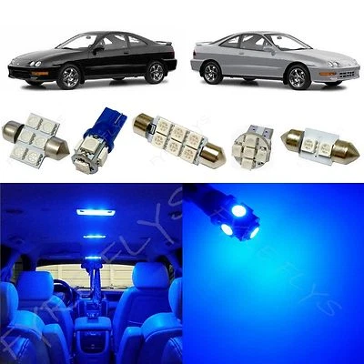 8x Kit Paquete Interior Luces LED Azules para Acura Integra 1994-2001 + Herramienta AG1B Foto 1 de 4