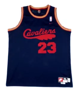 Maglia da basket Nike Team Sports LaBron James 23 Cavaliers XL L+2 72 cucita - Foto 1 di 5