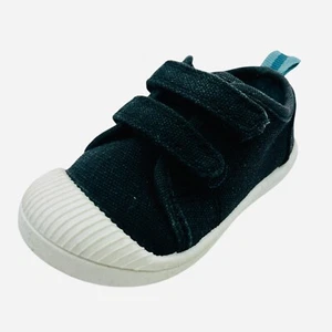 Cat & Jack Toddler Parker Unisex Sneakers Black Hook & Loop Pull On Size 5 11 12 - Picture 1 of 5
