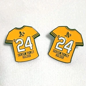 Oakland A’s Athletics 2024 Season Ticket Holder Pin Rickey Henderson 24 SGA - Picture 1 of 2