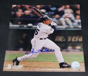 DAVID BELL SIGNED 8X10 PHOTO AUTOGRAPH SEATTLE MARINERS D5496