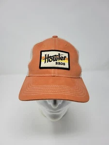 Men's Howler Bros Electric Trucker Mesh Cap Hat Strapback Adjustable Orange - Picture 1 of 7