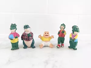 Dinosaurs TV Complete Family Vintage Action Figures Sinclair Disney Collectible - Picture 1 of 7