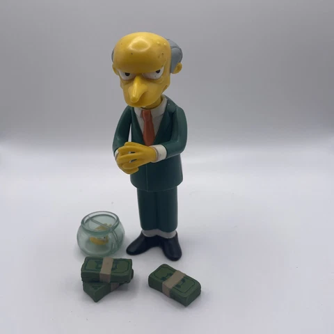 Mr Burns The Simpsons WOS World Of Springfield Action Figure Complete Playmates Cover