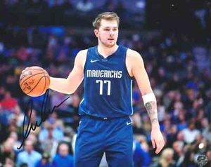 Luka Doncic handsigniertes signed Dallas Mavericks 8"x10" Foto mit Echtheitszertifikat - Bild 1 von 1