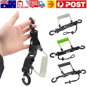 Scuba Diving Flashlights Anti-lost Spring Coil Lanyard Underwater Spiral Rope - Picture 1 of 15