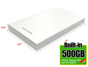 Avolusion 500GB USB 3.0 Portable External Gaming Hard Drive for XBOX Series X|S - Picture 1 of 6