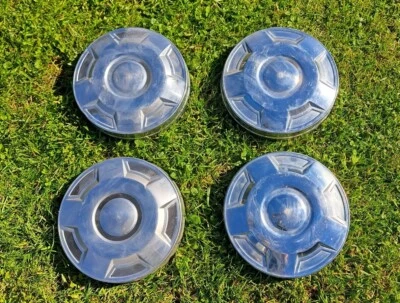 Set of 4 1978-1996 Ford F250 F350 E250 E350 Hub Caps Hubcaps 3/4 Ton 12"  - Image 1 of 4