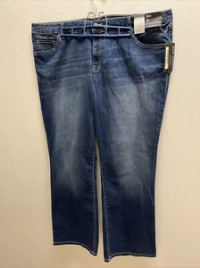Pure Energy Women Plus Size 24W Bootcut Stretch Jeans - Picture 1 of 13
