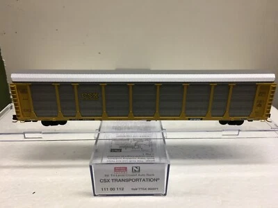 N Scale Micro Trains MTL 111 00 112 CSX Transportation TTGX 992071 Autorack - Image 1 of 4