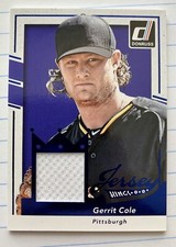 GERRIT COLE 2016 Panini Donruss Jersey Kings MLB Card #JK-GC.