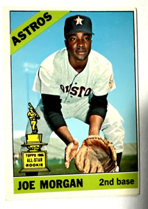1966 Topps Baseball #195 Joe Morgan All-Star Rookie Houston Astros Vg-Ex⚾💥🔥