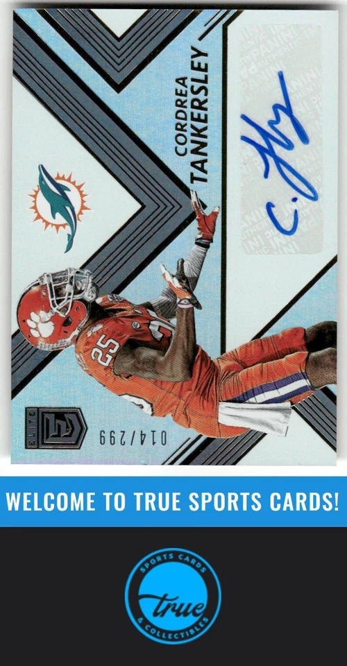 2017 Donruss Elite #RA8 Cordrea Tankersley Elite Rookie Autographs #/299 - Image 1 of 2