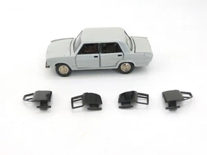 1:43 VAZ 2107 LADA DAMAGED + 4 DOORS GAZ 2402 VOLGA SPARES NOVOEXPORT USSR CCCP - Picture 1 of 6