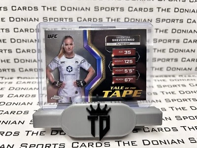 2024 Topps Chrome UFC Tale of the Tape TFT-29 Valentina Shevchenko - Image 1 of 2