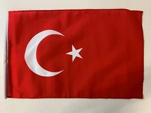 Türkei Stockfahne, Flagge, Fahne, Nationalflagge 30x45 cm ohne Stock - Picture 1 of 1