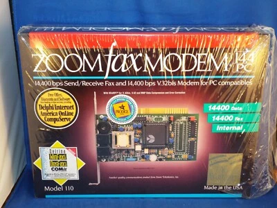 Zoom Fax Modem 14.4 PC Model 110 - Image 1 of 2