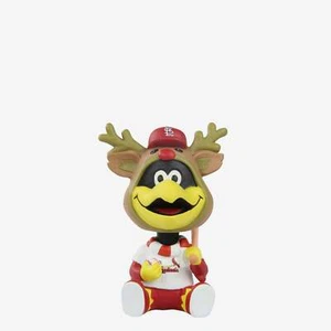 Fredbird St. Louis Cardinals Christmas Mascot Bobble Bro Mini Bobblehead MLB - Picture 1 of 1