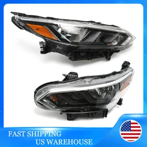 Conjunto de faros laterales conductor + pasajero con bombilla para Nissan Sentra S 2024 2025 - Imagen 1 de 14