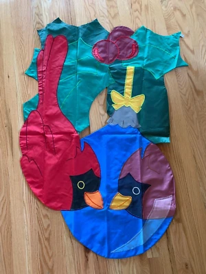 NCE Cardinals Blue Christmas Bulb 31"x45" Hanging Flag 2002 Vintage - Image 1 of 4