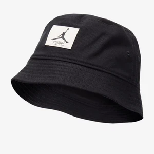 YOUTH NEW NIKE HOH AIR MICHAEL JORDAN AJ FLIGHT BLACK BUCKET HAT CAP JUMPMAN UNI - Picture 1 of 7