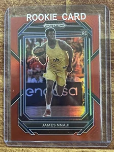 2023 PRIZM DRAFT Picks JAMES NNAJI #184 RED PRIZM /299 RC FC Barcelona - Picture 1 of 3