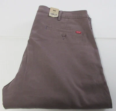 Pantalones chinos Levi's XX para hombre corte cónico estándar elásticos púrpura talla 38/32 Foto 1 de 3