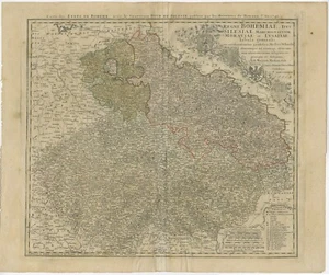 Antique Map of Bohemia by Homann Heirs (1748) - Picture 1 of 1