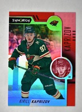2022-23 UD Synergy Base Red #8 Kirill Kaprizov - Minnesota Wild