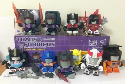 Transformers Loyal Subjects lot of 10: 5 Dinobots Prowl Prime Wheeljack Bee + BC - Image 1 of 4