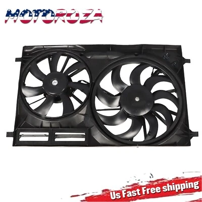For Ford Transit-150 Transit-250 2015-2023 Dual Radiator Fan w/ Shroud Assembly - Image 1 of 4